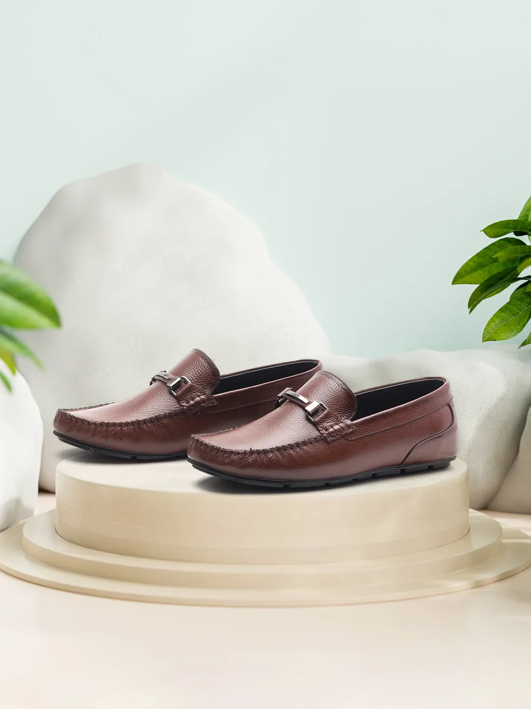 Delco PU Sole Leather Loafers