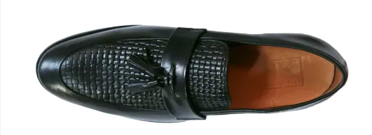 Mens Ace Black Formal Dress Loafers